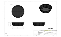 Cookie Bowl Shallow Black